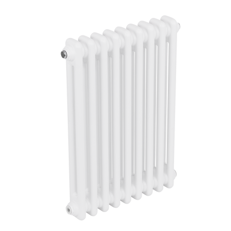 Sealey Baridi Horizontal Traditional 2 Column Radiator 600 x 427mm – White Model No-DH366