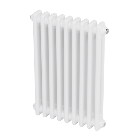 Sealey Baridi Horizontal Traditional 2 Column Radiator 600 x 427mm – White Model No-DH366