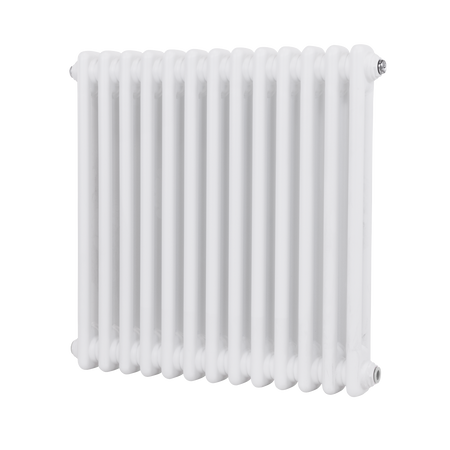 Sealey Baridi Horizontal Traditional 2 Column Radiator 600 x 607mm – White Model No-DH367