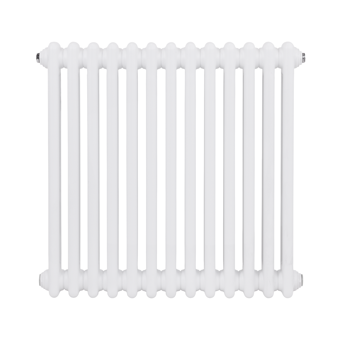 Sealey Baridi Horizontal Traditional 2 Column Radiator 600 x 607mm – White Model No-DH367