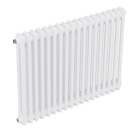 Sealey Baridi Horizontal Traditional 2 Column Radiator 600 x 832mm – White Model No-DH368