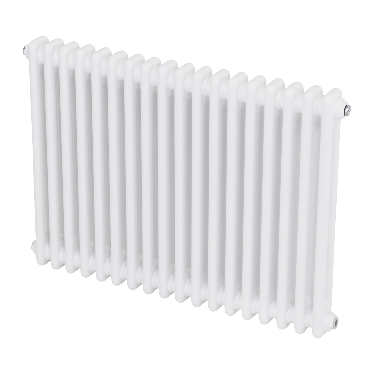 Sealey Baridi Horizontal Traditional 2 Column Radiator 600 x 832mm – White Model No-DH368