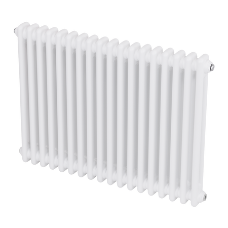 Sealey Baridi Horizontal Traditional 2 Column Radiator 600 x 832mm – White Model No-DH368