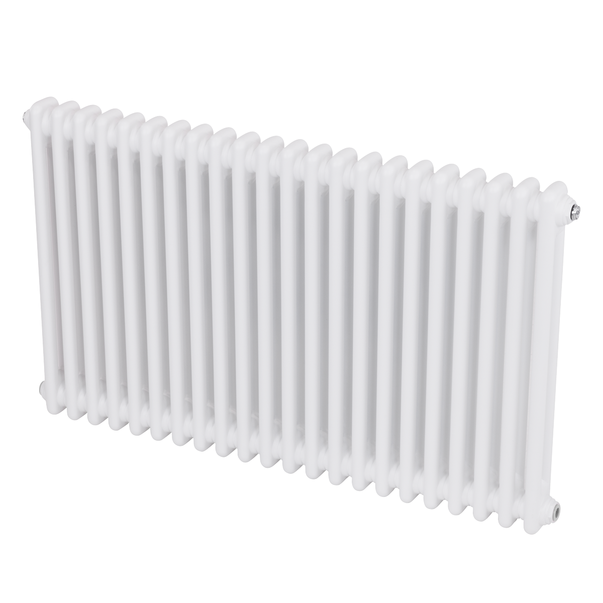 Sealey Baridi Horizontal Traditional 2 Column Radiator 600 x 1012mm – White Model No-DH369