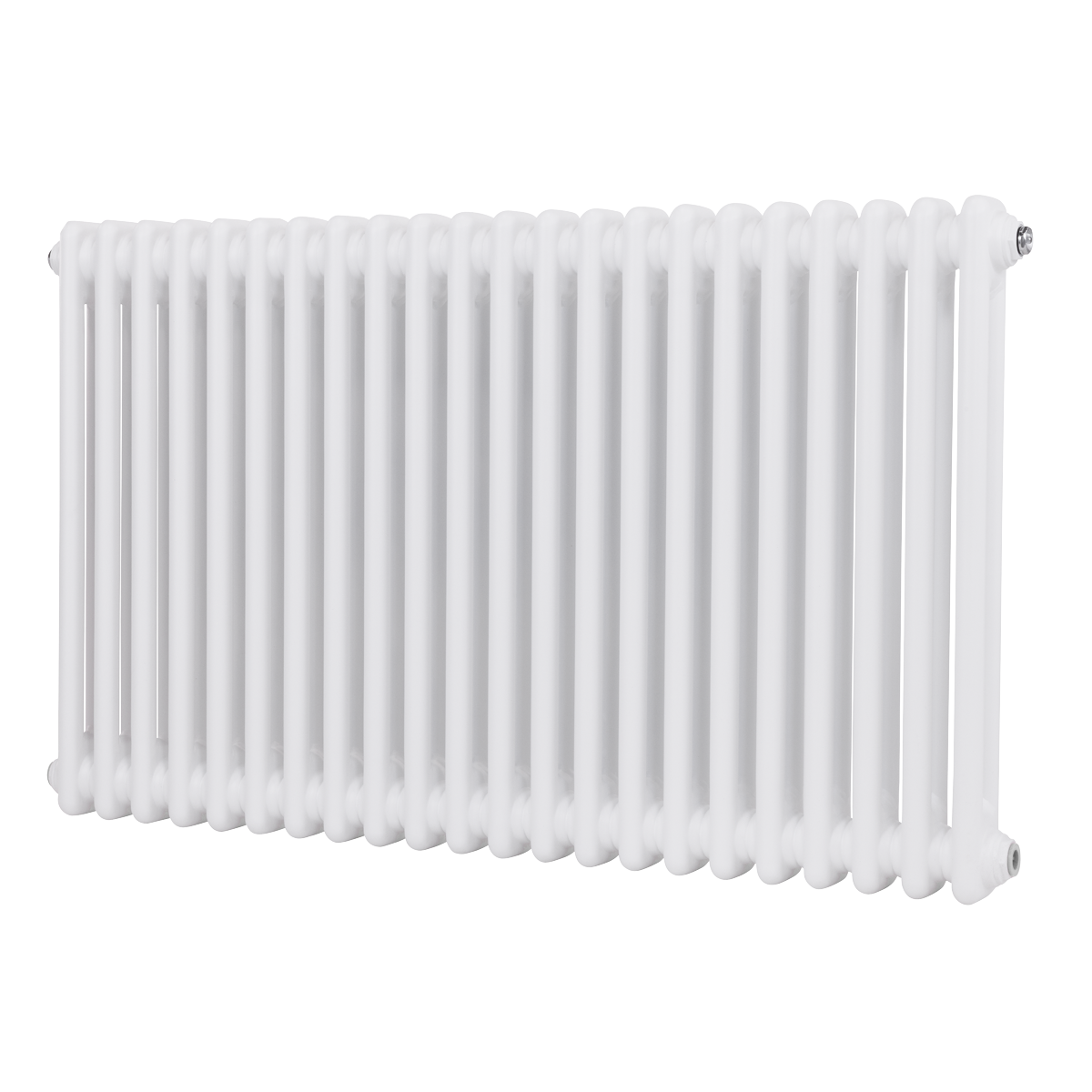 Sealey Baridi Horizontal Traditional 2 Column Radiator 600 x 1012mm – White Model No-DH369