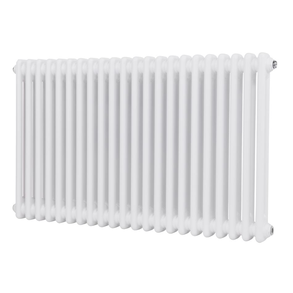 Sealey Baridi Horizontal Traditional 2 Column Radiator 600 x 1012mm – White Model No-DH369