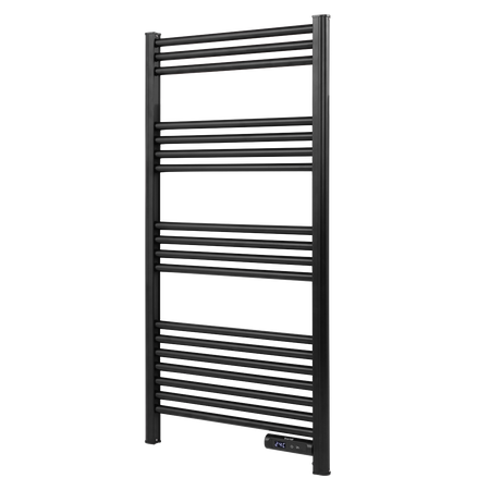 Sealey Baridi Electric Heated Towel Rail 1085 x 535mm with LED Display – Black Model No-DH371