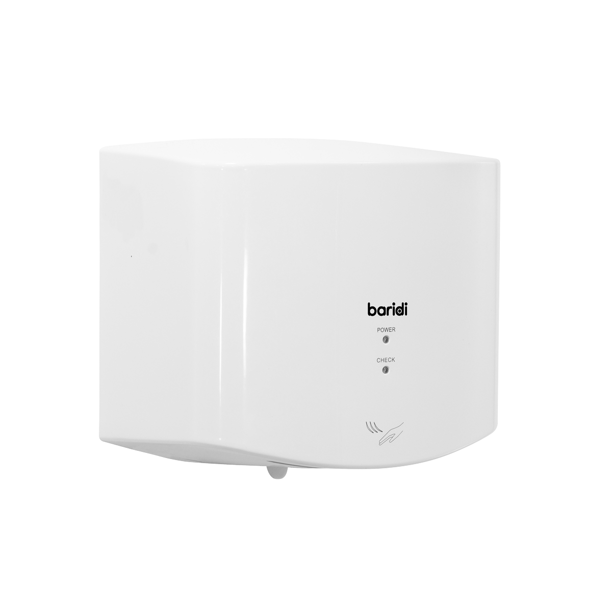 Sealey Baridi High Speed Hand Dryer with Auto Sensor 1400-1650W - White Model No-DH378