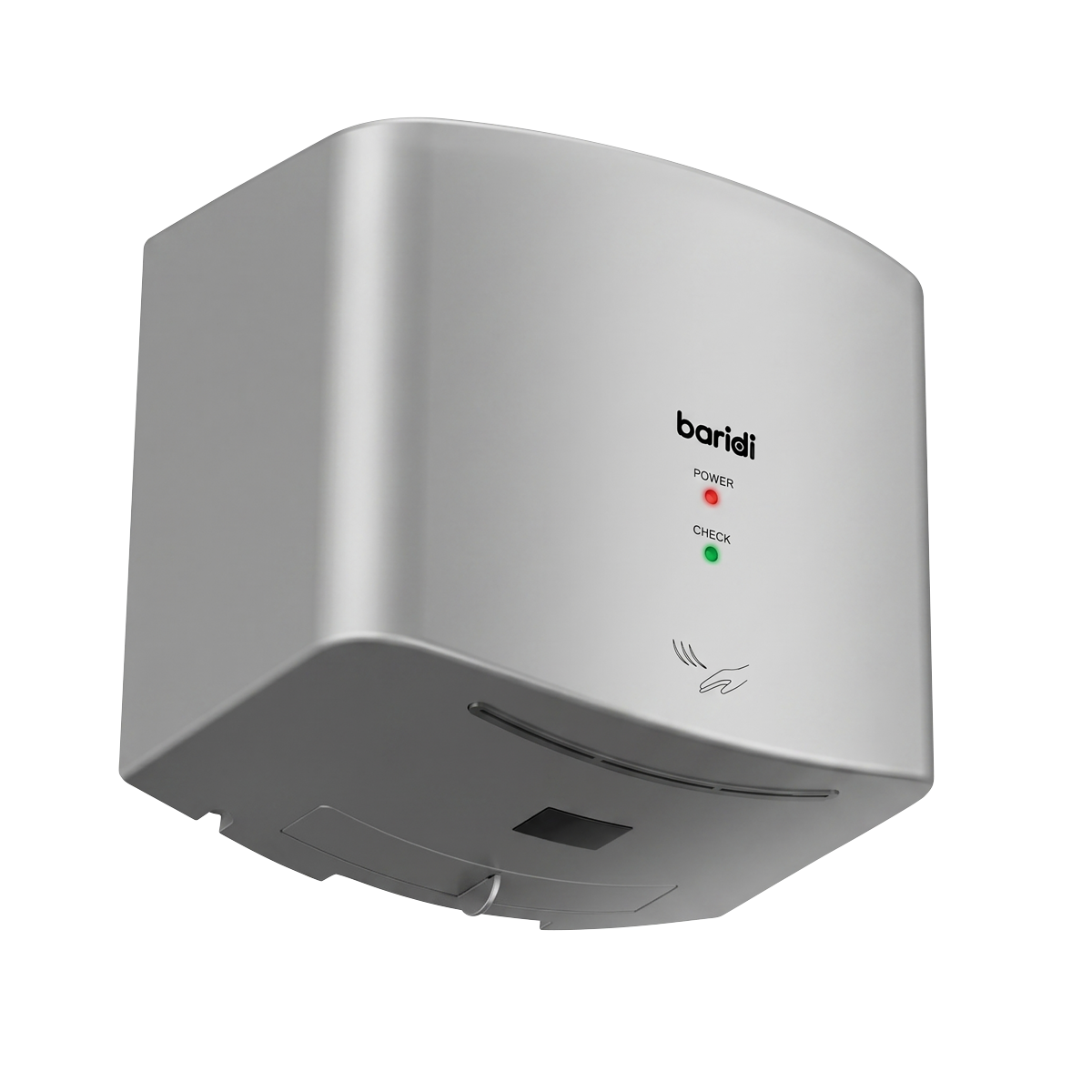 Sealey Baridi High Speed Hand Dryer with Auto-Sensor 1400-1650W - Silver Model No-DH379