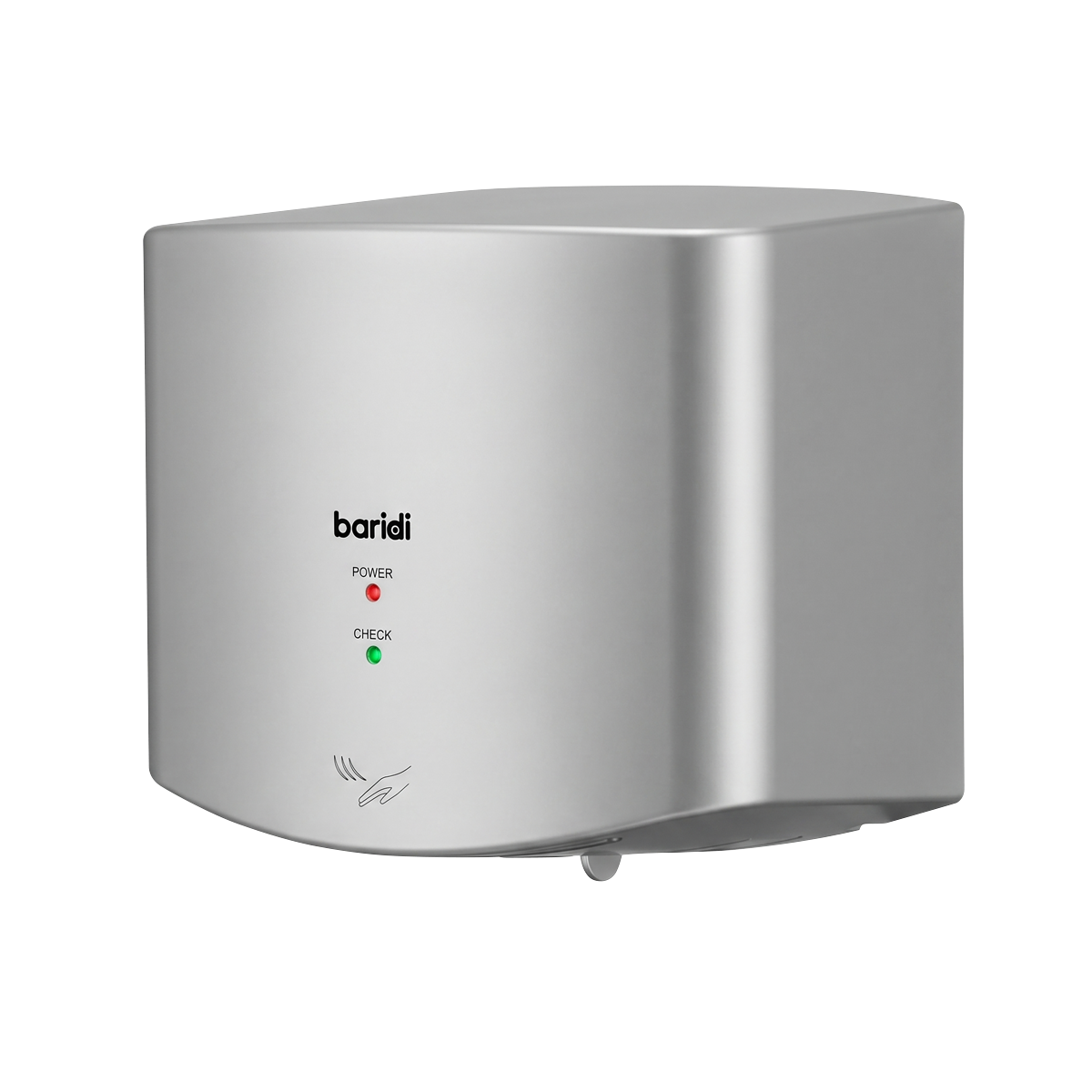 Sealey Baridi High Speed Hand Dryer with Auto-Sensor 1400-1650W - Silver Model No-DH379