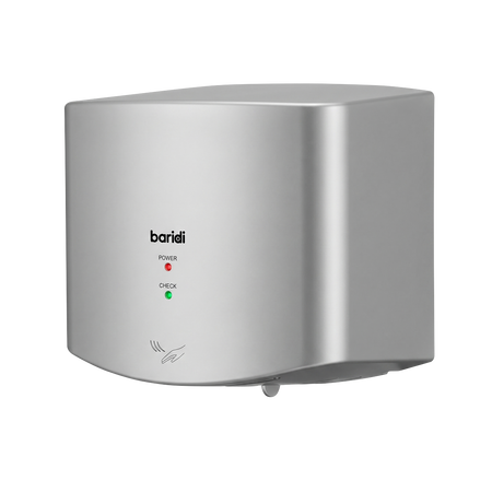 Sealey Baridi High Speed Hand Dryer with Auto-Sensor 1400-1650W - Silver Model No-DH379