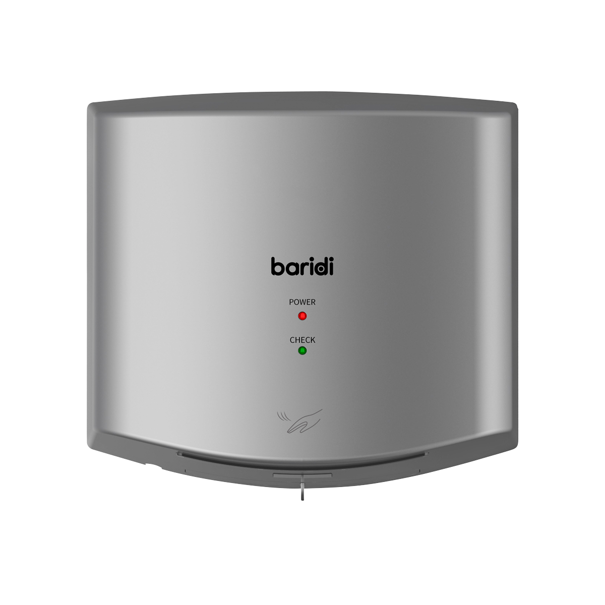 Sealey Baridi High Speed Hand Dryer with Auto-Sensor 1400-1650W - Silver Model No-DH379