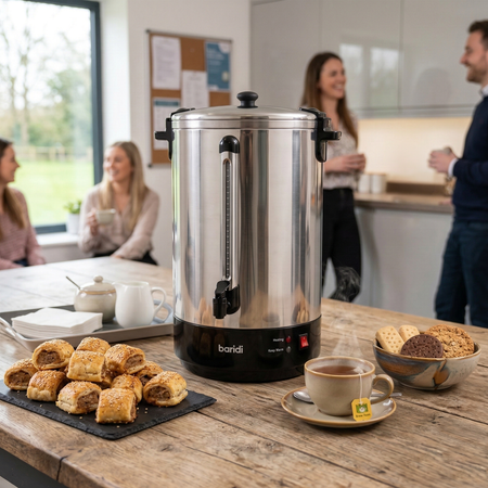 Sealey Baridi Hot Water Boiler, Tea Urn 30L Capacity - Stainless Steel Model No-DH388