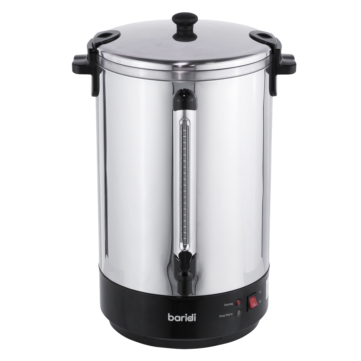 Sealey Baridi Hot Water Boiler, Tea Urn 30L Capacity - Stainless Steel Model No-DH388
