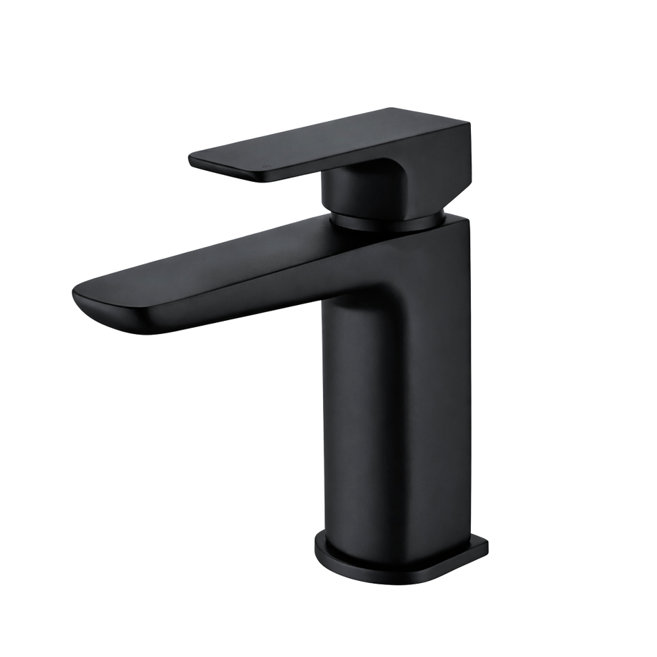 Sealey Baridi Basin Mixer Tap with Clicker Waste - Matt Black Model No-DH393