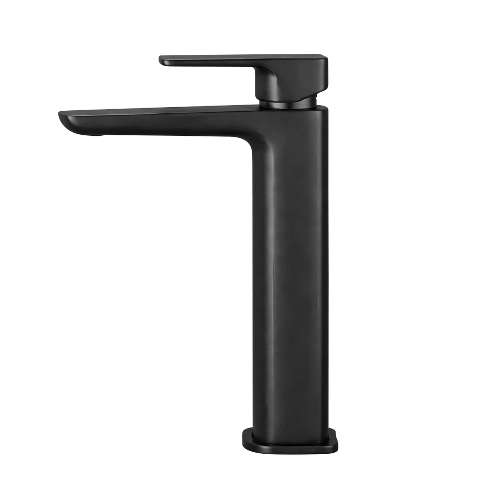 Sealey Baridi High Basin Mixer Tap with Clicker Waste - Matt Black Model No-DH395