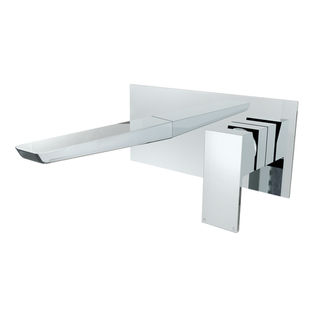 Sealey Baridi Wall Mounting Basin Mixer Tap, Square - Chrome Model No-DH396