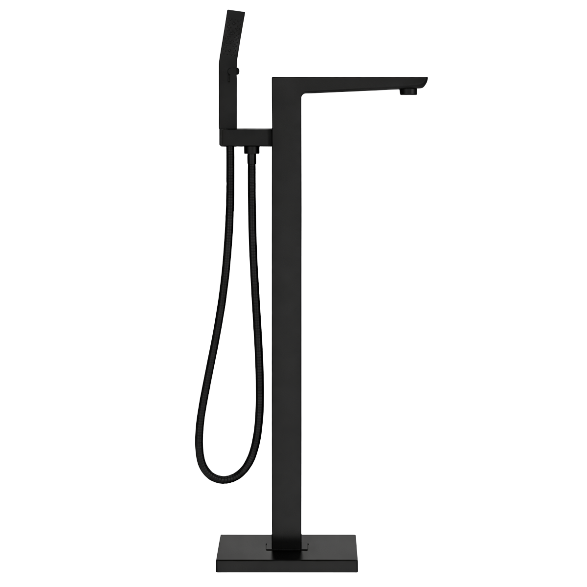 Sealey Baridi Freestanding Bath Mixer Tap with Shower - Matt Black Model No-DH401