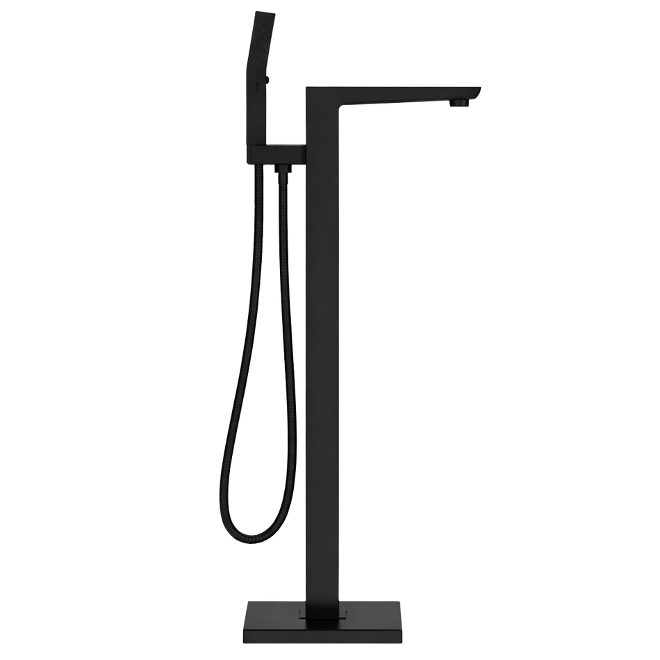 Sealey Baridi Freestanding Bath Mixer Tap with Shower - Matt Black Model No-DH401