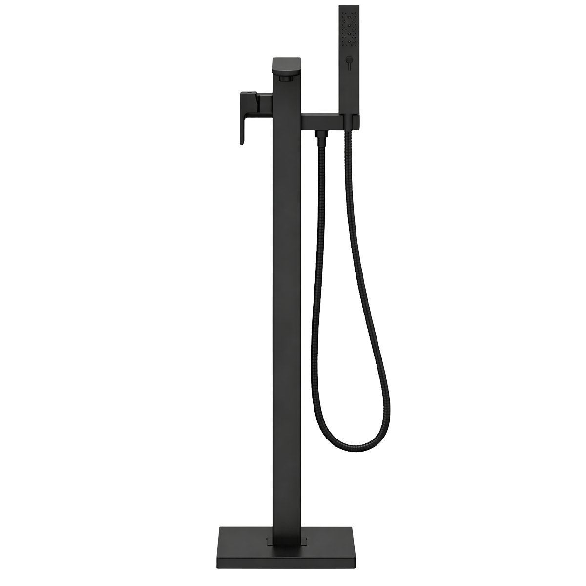 Sealey Baridi Freestanding Bath Mixer Tap with Shower - Matt Black Model No-DH401