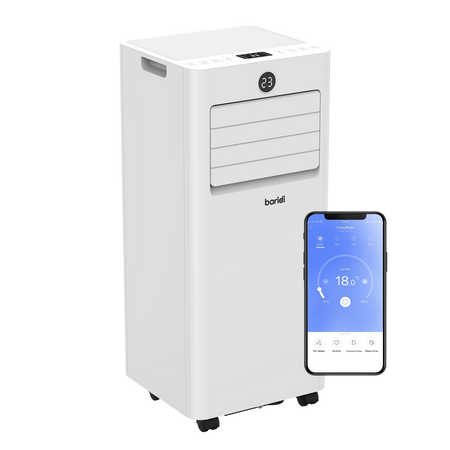 Sealey Baridi 4-in-1 Portable Air Conditioner with Window Sealing Kit 5,000Btu/hr - White Model No-DH412