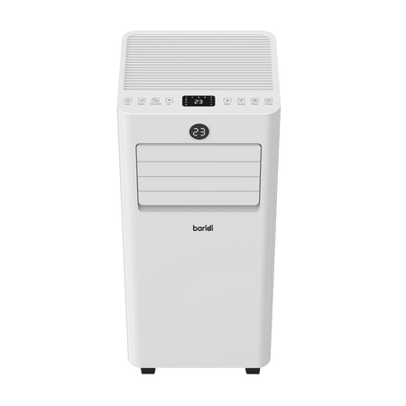 Sealey Baridi 5-in-1 Portable Air Conditioner/Dehumidifier/Air Cooler with Window Sealing Kit 7,000Btu/hr - White Model No-DH413