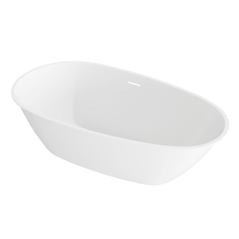 Sealey Baridi Double-Ended Slim Rim Bath with Overflow System 140cm – Gloss White Model No-DH415