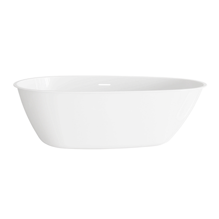 Sealey Baridi Double-Ended Slim Rim Bath with Overflow System 140cm – Gloss White Model No-DH415