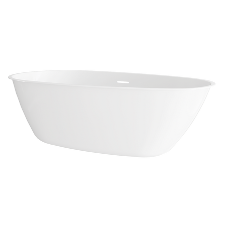 Sealey Baridi Double-Ended Slim Rim Bath with Overflow System 150cm – Gloss White Model No-DH416