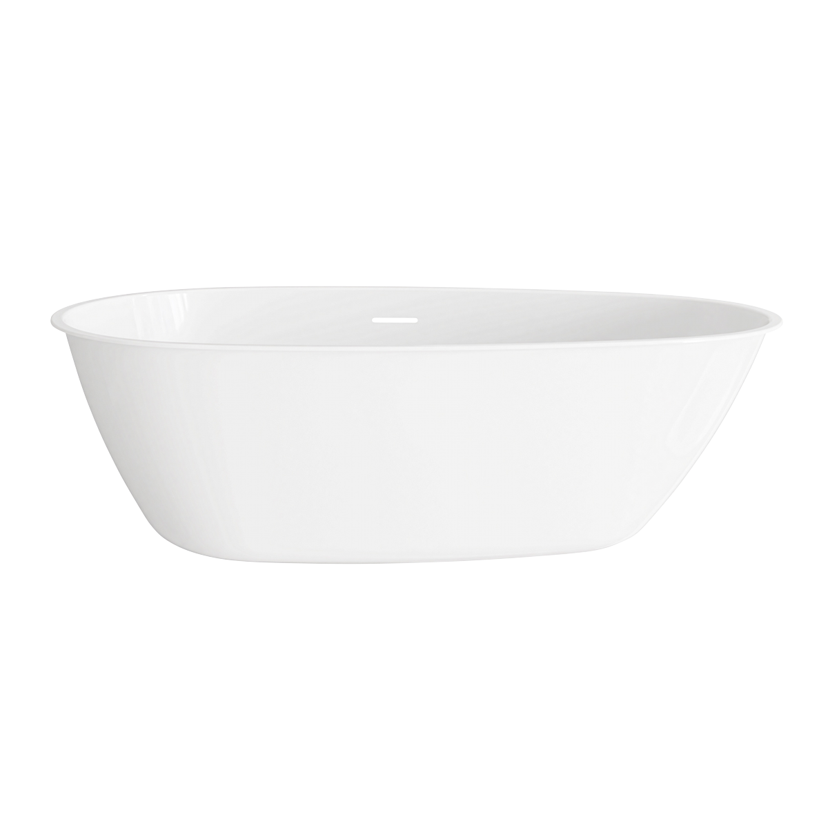 Sealey Baridi Double-Ended Slim Rim Bath with Overflow System 170cm - Gloss White Model No-DH418