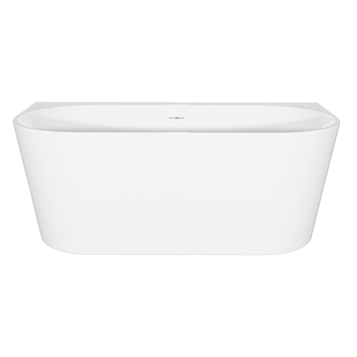Sealey Baridi Back-to-Wall Slim Rim Bath with Overflow System 170cm – Gloss White Model No-DH422