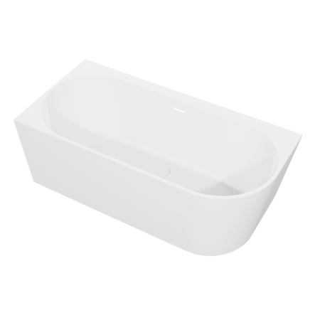 Sealey Baridi Left-Hand Corner Slim Rim Bath with Overflow System 170cm – Gloss White Model No-DH425
