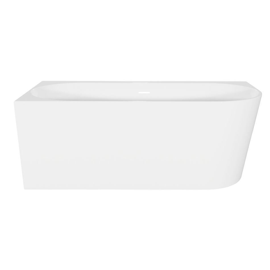 Sealey Baridi Left-Hand Corner Slim Rim Bath with Overflow System 170cm – Gloss White Model No-DH425