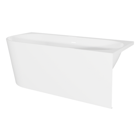 Sealey Baridi Right-Hand Corner Slim Rim Bath with Overflow System 160cm – Gloss White Model No-DH427