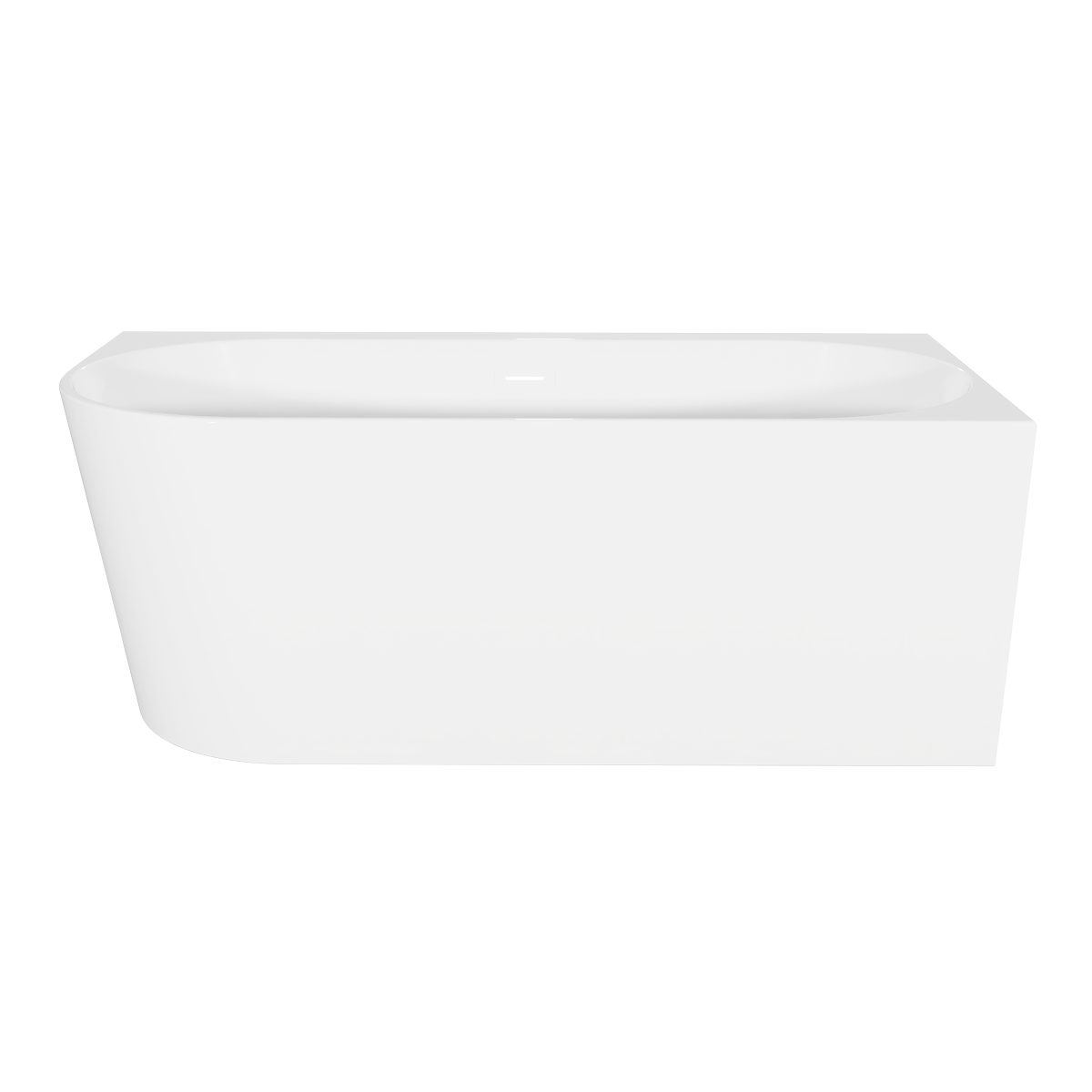 Sealey Baridi Right-Hand Corner Slim Rim Bath with Overflow System 170cm – Gloss White Model No-DH428
