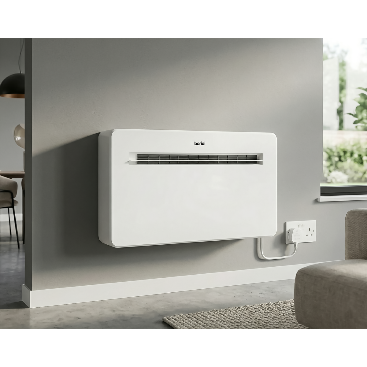 Sealey Baridi 4 -in-1 Smart Monobloc Wall-Mounting Air Conditioning Unit 10,000Btu/hr - White Model No-DH432