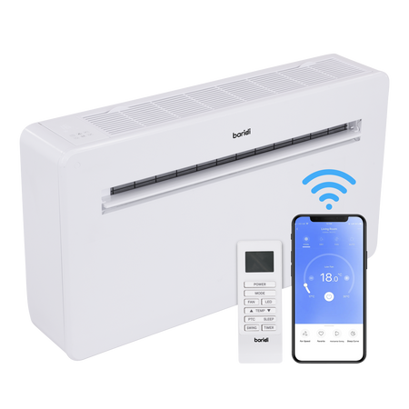 Sealey Baridi 4 -in-1 Smart Monobloc Wall-Mounting Air Conditioning Unit 10,000Btu/hr - White Model No-DH432