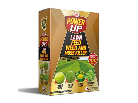 Powerup Complete Lawn Feed/Weed/Moss Killer 3.2kg F-LM-C20-DPU