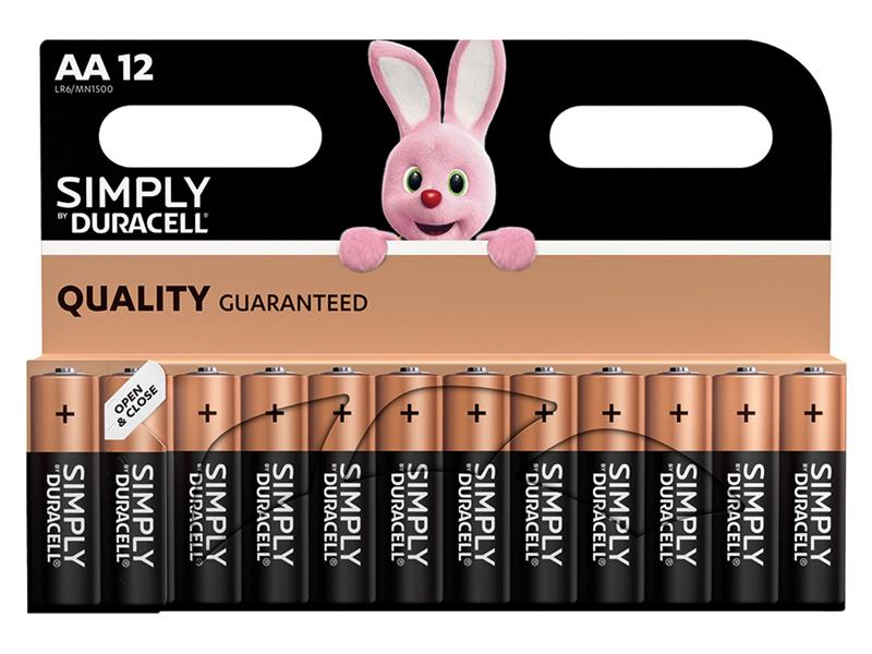 Duracell Simply Batteries AA x 12 S5938