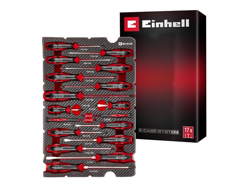 Einhell E-Case Inlay Screwdriver Set, 17 Piece