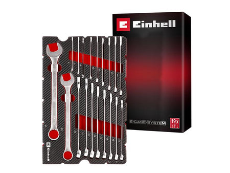 Einhell E-Case Inlay Combination Spanner Set, 19 Piece