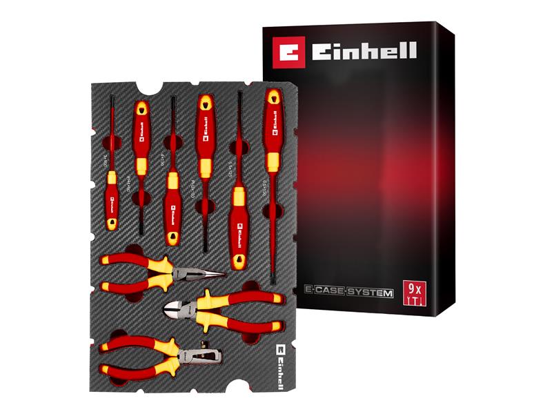 Einhell E-Case Inlay Electrician’s Tools Set, 9 Piece