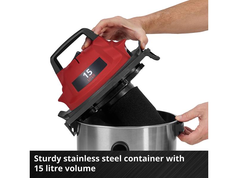 TC-VC 1540 S Wet/Dry Vacuum Cleaner 15 litre 900W 240V