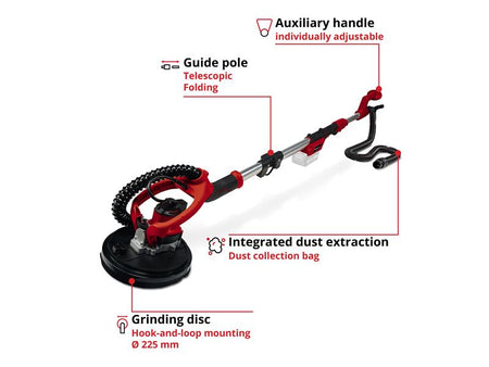 TP-DW 18/225 Li - Solo PROFESSIONAL Drywall Sander 18V Bare Unit