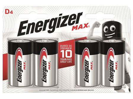 Max Alkaline Battery D x 4 S15276