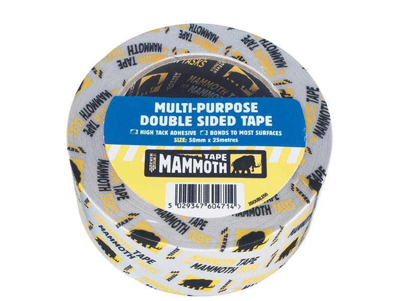 Everbuild Mammoth Multipurpose Double Side Tape 50mm x 5m