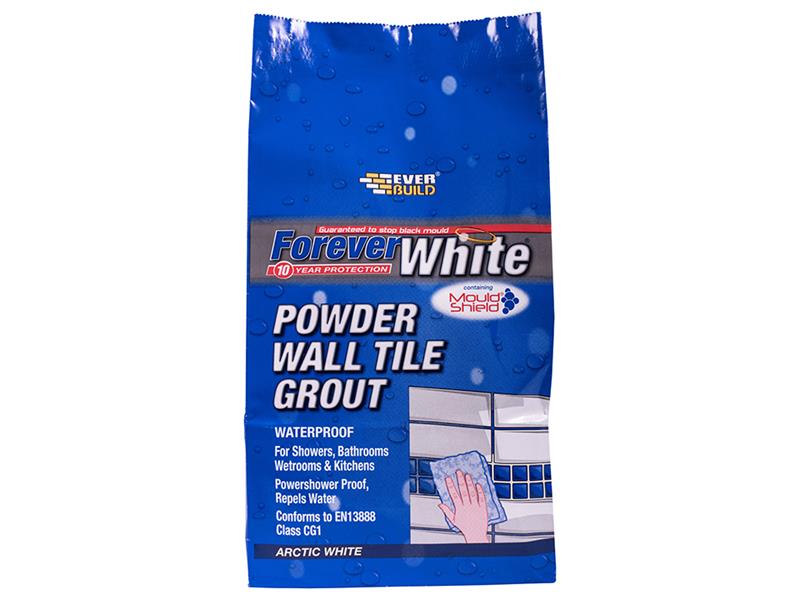 Everbuild Forever White Wall Tile Grout 1.2kg