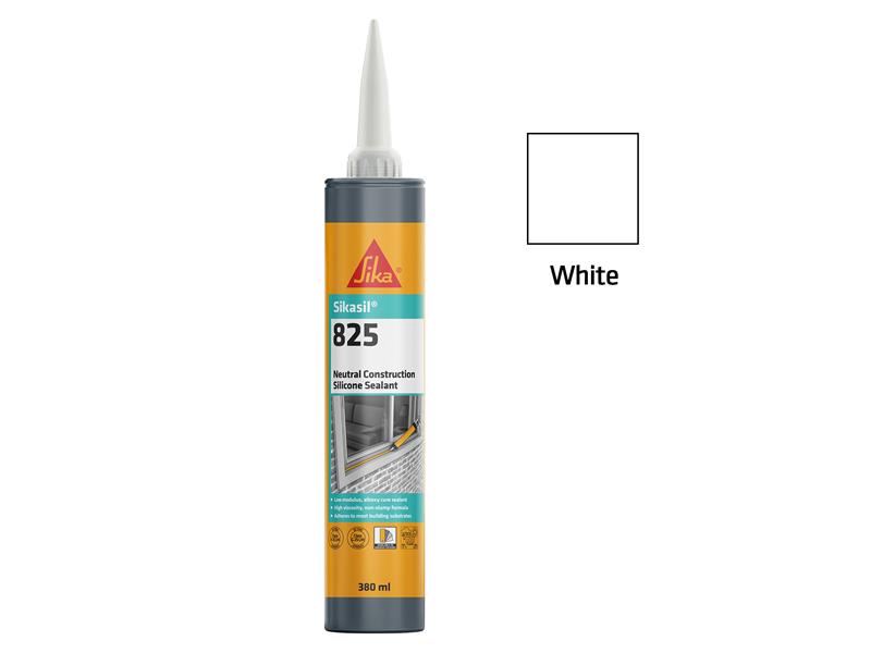 Sikasil®-825 Silicone Sealant White 380ml