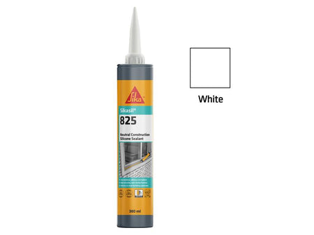 Sikasil®-825 Silicone Sealant White 380ml