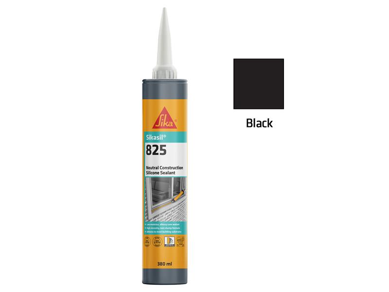 Sikasil®-825 Silicone Sealant Black 380ml